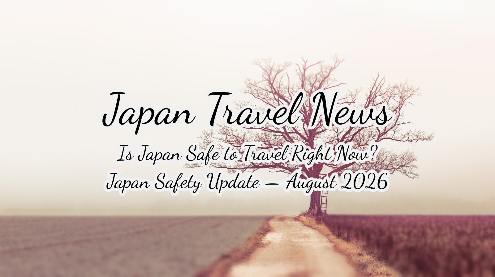 Is Japan Safe to Travel Right Now? Japan Safety Update — August 2026