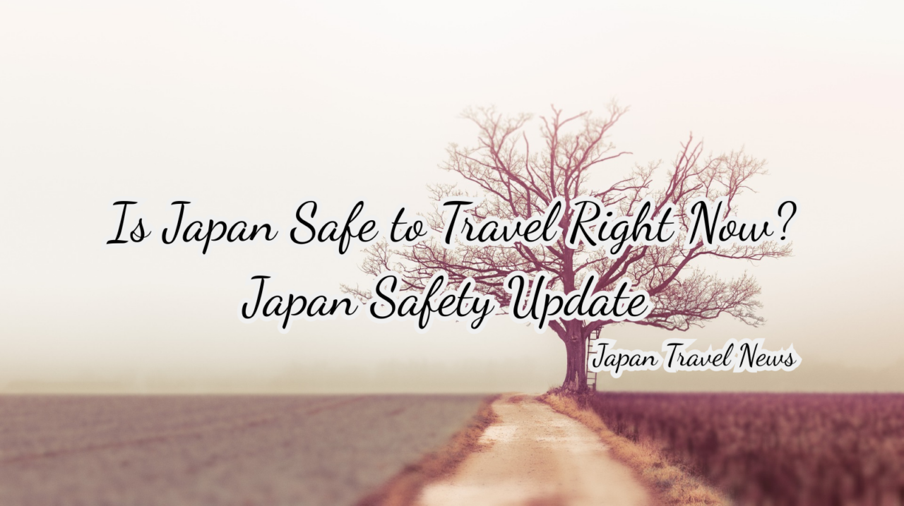 Is Japan Safe to Travel Right Now Japan Safety Update