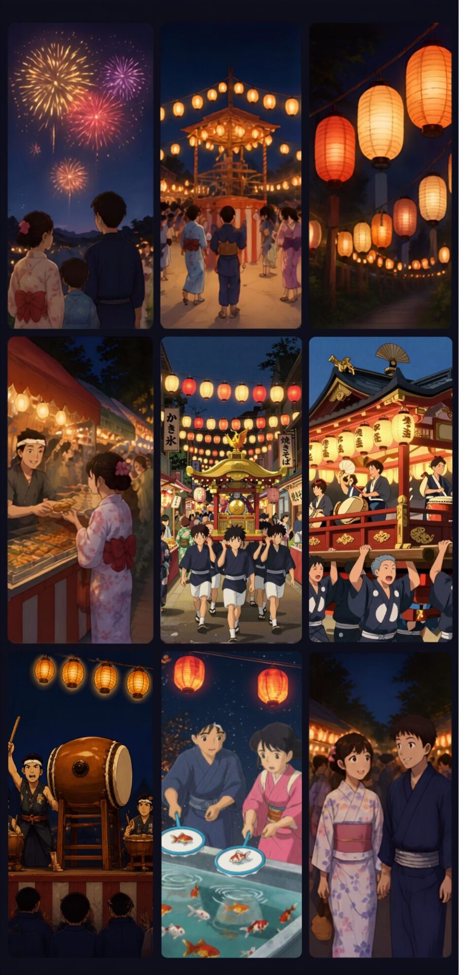 Types of Summer Festivals in Japan